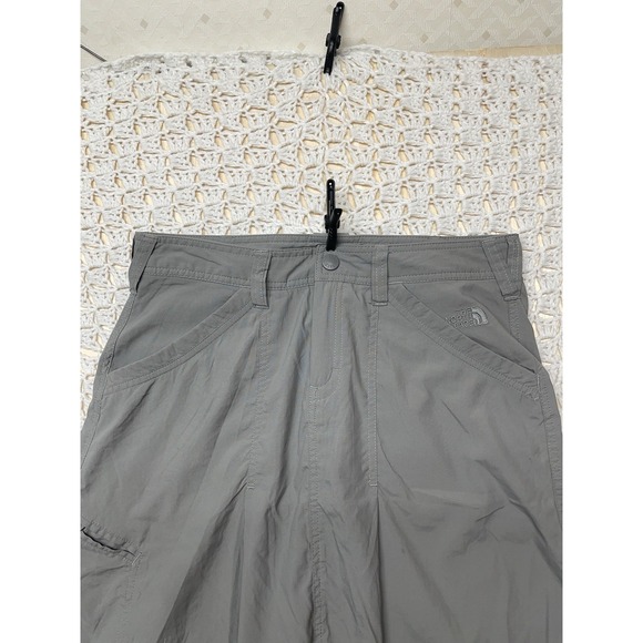 The‎ North Face Cargo Mini Skirt Flare Women's Size 6 Gray With Pockets Hiking - Picture 4 of 11